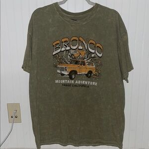 Ford Bronco Green Graphic T-Shirt